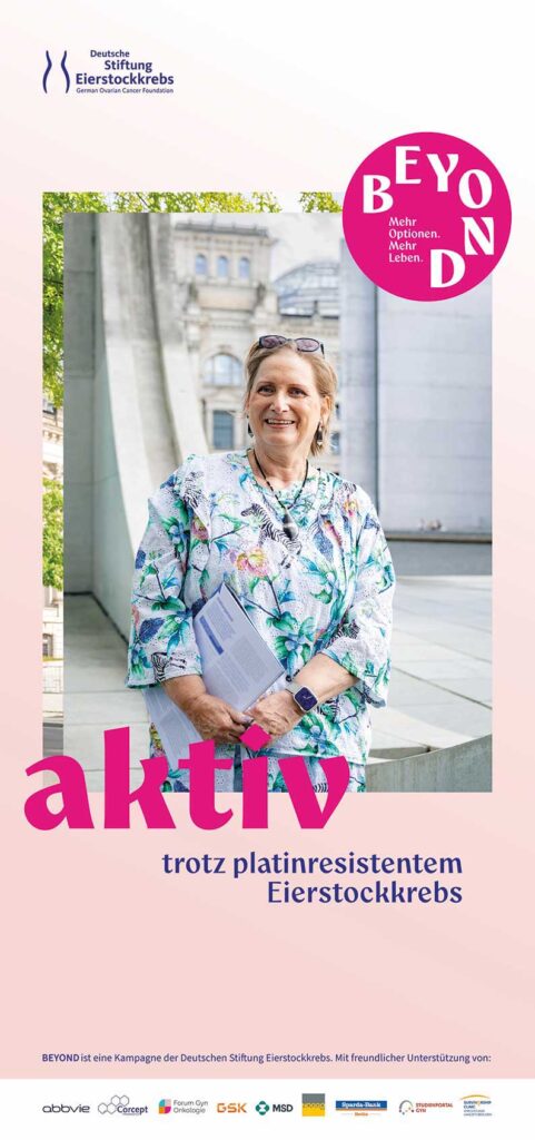 Heidi ist aktiv und besucht das Regierungsviertel in Berlin