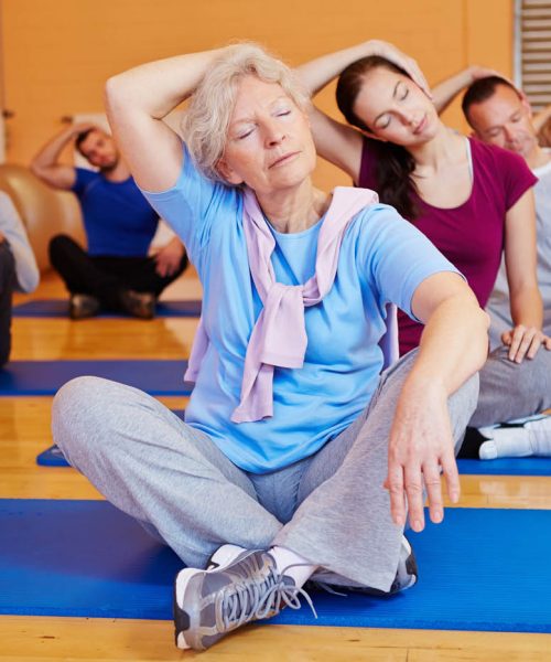 Frauen beim Sport, Rehabilitation, Eierstockkrebs