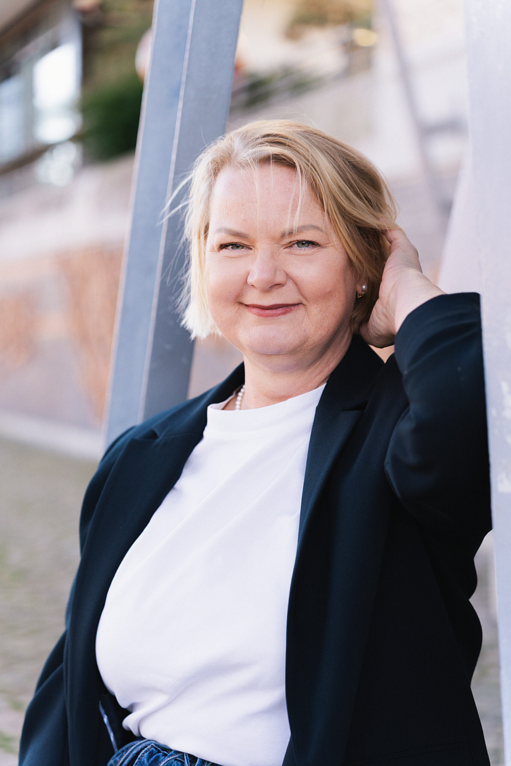 Nicole Kultau blickt selbstbewusst in die Kamera